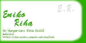eniko riha business card